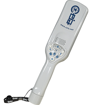 CEIA PD140E handheld metal detector front view