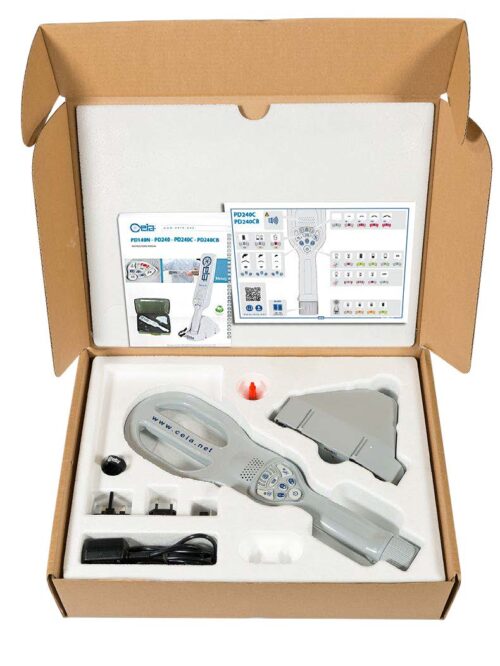 PD240CB handheld metal detector box