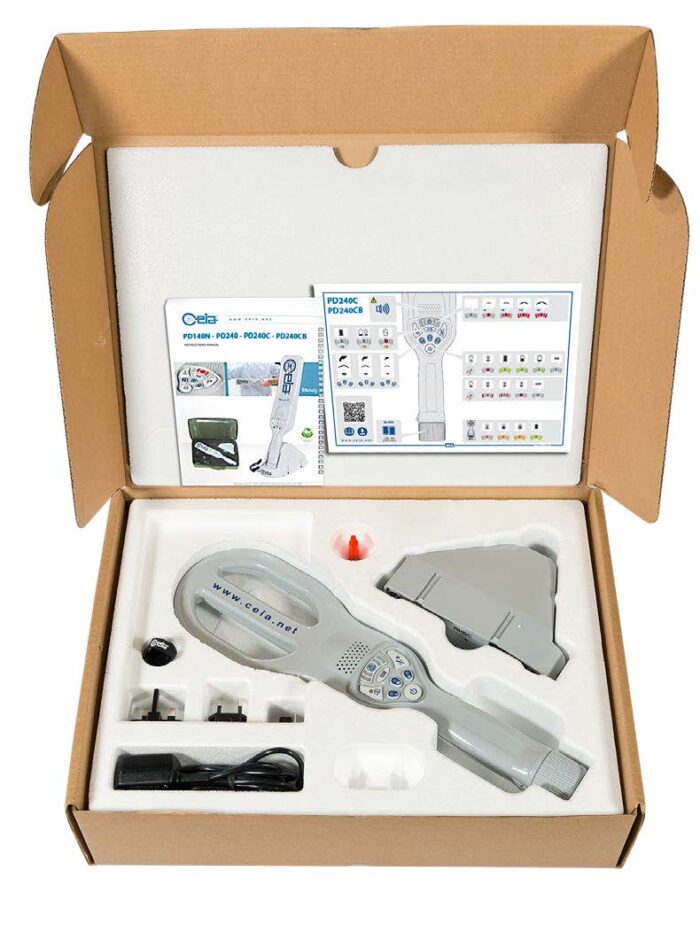 PD240CB handheld metal detector box