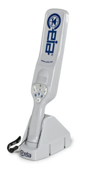 CEIA PD240 handheld metal detector front view